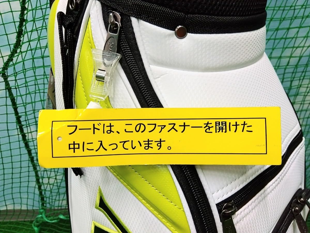 Srixon キャディバッグ ホワイト/イエロー9.5型軽量モデル